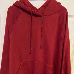 Forever 21 Burgandy Sweatshirt XL EUC